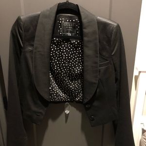 Short black blazer